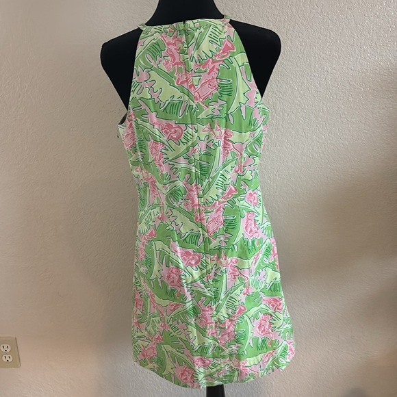 Vintage Y2K Lilly Pulitzer Musical Monkeys Banana Leaf Day Dress 0024 - Picture 5 of 9